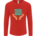 Climate Change Trees Are the Answer Mens Long Sleeve T-Shirt Red