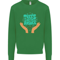 Climate Change Trees Are the Answer Mens Sweatshirt Jumper Irish Green