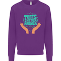 Climate Change Trees Are the Answer Mens Sweatshirt Jumper Purple