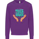 Climate Change Trees Are the Answer Mens Sweatshirt Jumper Purple