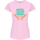 Climate Change Trees Are the Answer Womens Petite Cut T-Shirt Light Pink