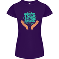Climate Change Trees Are the Answer Womens Petite Cut T-Shirt Purple