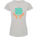 Climate Change Trees Are the Answer Womens Petite Cut T-Shirt Sports Grey