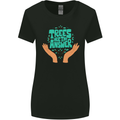 Climate Change Trees Are the Answer Womens Wider Cut T-Shirt Black