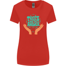 Climate Change Trees Are the Answer Womens Wider Cut T-Shirt Red