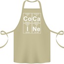 Cocaine Periodic Table Funny Drug Culture Cotton Apron 100% Organic Khaki