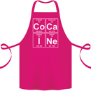 Cocaine Periodic Table Funny Drug Culture Cotton Apron 100% Organic Pink