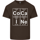 Cocaine Periodic Table Funny Drug Culture Mens Cotton T-Shirt Tee Top Dark Chocolate