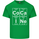 Cocaine Periodic Table Funny Drug Culture Mens Cotton T-Shirt Tee Top Irish Green