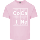 Cocaine Periodic Table Funny Drug Culture Mens Cotton T-Shirt Tee Top Light Pink