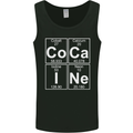 Cocaine Periodic Table Funny Drug Culture Mens Vest Tank Top Black