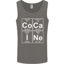 Cocaine Periodic Table Funny Drug Culture Mens Vest Tank Top Charcoal