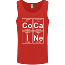 Cocaine Periodic Table Funny Drug Culture Mens Vest Tank Top Red