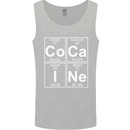 Cocaine Periodic Table Funny Drug Culture Mens Vest Tank Top Sports Grey
