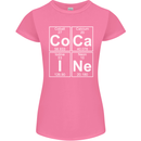 Cocaine Periodic Table Funny Drug Culture Womens Petite Cut T-Shirt Azalea