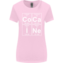 Cocaine Periodic Table Funny Drug Culture Womens Wider Cut T-Shirt Light Pink