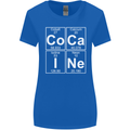 Cocaine Periodic Table Funny Drug Culture Womens Wider Cut T-Shirt Royal Blue