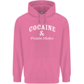 Cocaine and Protein Shakes Gym Drugs Funny Mens 80% Cotton Hoodie Azelea