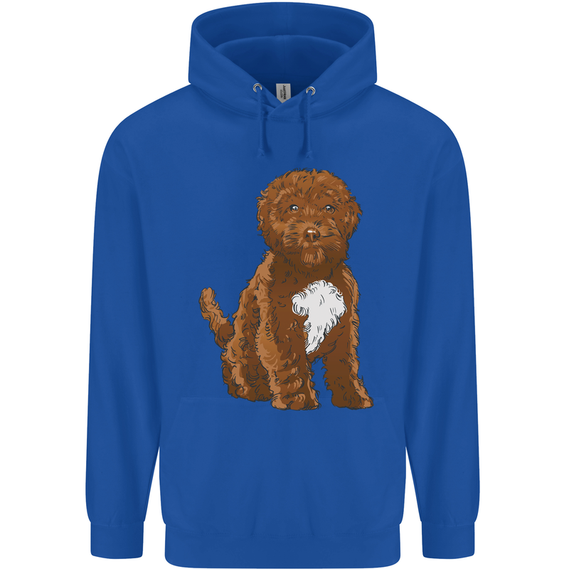 Cockapoo Dog Childrens Kids Hoodie Royal Blue