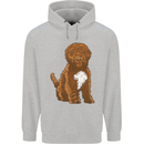 Cockapoo Dog Childrens Kids Hoodie Sports Grey