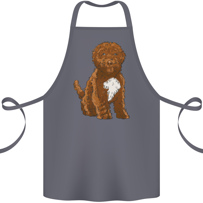 Cockapoo Dog Cotton Apron 100% Organic Steel
