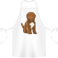 Cockapoo Dog Cotton Apron 100% Organic White