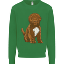 Cockapoo Dog Kids Sweatshirt Jumper Irish Green