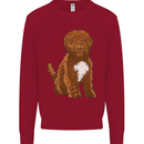 Cockapoo Dog Kids Sweatshirt Jumper Red