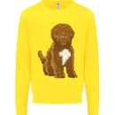 Cockapoo Dog Kids Sweatshirt Jumper Yellow