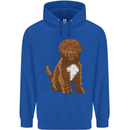 Cockapoo Dog Mens 80% Cotton Hoodie Royal Blue