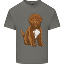 Cockapoo Dog Mens Cotton T-Shirt Tee Top Charcoal