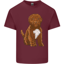 Cockapoo Dog Mens Cotton T-Shirt Tee Top Maroon