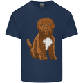 Cockapoo Dog Mens Cotton T-Shirt Tee Top Navy Blue