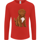 Cockapoo Dog Mens Long Sleeve T-Shirt Red