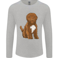 Cockapoo Dog Mens Long Sleeve T-Shirt Sports Grey