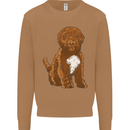 Cockapoo Dog Mens Sweatshirt Jumper Caramel Latte