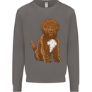 Cockapoo Dog Mens Sweatshirt Jumper Charcoal