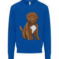 Cockapoo Dog Mens Sweatshirt Jumper Royal Blue