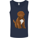 Cockapoo Dog Mens Vest Tank Top Navy Blue