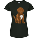 Cockapoo Dog Womens Petite Cut T-Shirt Black