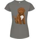 Cockapoo Dog Womens Petite Cut T-Shirt Charcoal
