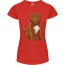 Cockapoo Dog Womens Petite Cut T-Shirt Red