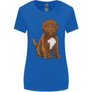 Cockapoo Dog Womens Wider Cut T-Shirt Royal Blue