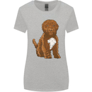 Cockapoo Dog Womens Wider Cut T-Shirt Sports Grey