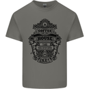 Coffee House Mens Cotton T-Shirt Tee Top Charcoal