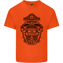 Coffee House Mens Cotton T-Shirt Tee Top Orange