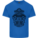 Coffee House Mens Cotton T-Shirt Tee Top Royal Blue