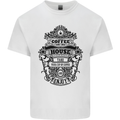 Coffee House Mens Cotton T-Shirt Tee Top White