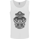 Coffee House Mens Vest Tank Top White