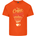 Coffee Is Always a Good Idea Funny Mens Cotton T-Shirt Tee Top Orange